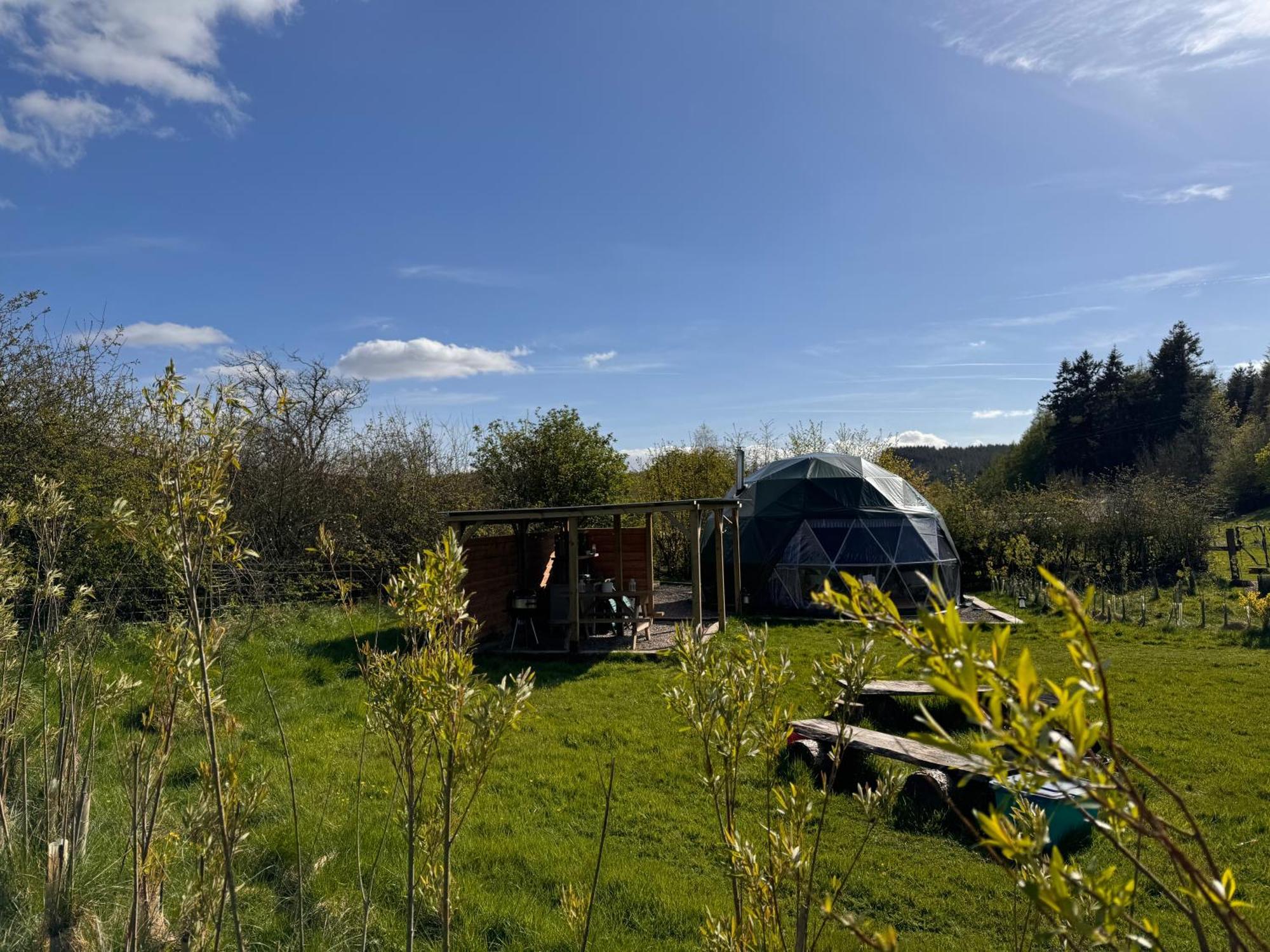 Geodesic Dome Glamping Hotel Llanidloes Exterior photo